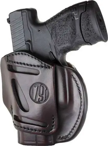 1791 Gunleather 3WH3SBRA 3 Way Signature Brown Leather OWB Glock 26;Ruger LC9;S 1791 Gunleather 3WH3SBRA 3 Way Signature Brown Leather OWB Glock 26;Ruger LC9;S