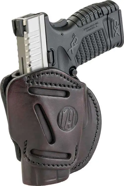 1791 Gunleather 3WH4SBRA 3 Way Signature Brown Leather OWB Sprgfld XDs/Taurus G 1791 Gunleather 3WH4SBRA 3 Way Signature Brown Leather OWB Sprgfld XDs/Taurus G