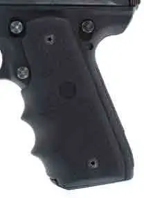 Hogue 82080 Rubber Grip with Finger Grooves Ruger Mark III 22/45 Black