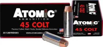Atomic 00444 Pistol  45 Colt (LC) 250 gr Bonded Match Hollow Point 50 Bx/ 10 Cs