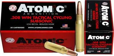 Atomic 00472 Rifle Subsonic 308 Win 260 gr Soft Point Round Nose (SPRN) 50 Bx/ 1 Atomic 00472 Rifle Subsonic 308 Win 260 gr Soft Point Round Nose (SPRN) 50 Bx/ 1