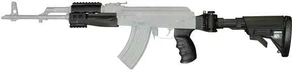 Advanced Technology B2101250 Strikeforce AK-47 TactLite Buttstock with Pistol Gr