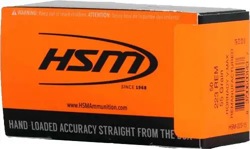 HSM 22315 Varmint  223 Rem 55 gr V-Max 50 Bx/ 20 Cs