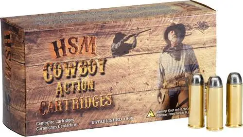 HSM 32402N Cowboy Action  32-40 Win 170 gr Round Nose Flat Point (RNFP) 20 Bx/ 2