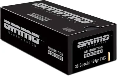 Ammo Inc. Signature, .38 Special, TMC, 125 Grain, 50 Rounds 38125TMC-A50