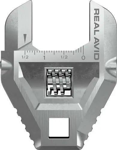 Real Avid AVMFAW Armorer’s Master-Fit Adjustable Wrench Fits Up To 1.50″ Firearm Nut, 1/2″ Drive Torques Wrench
