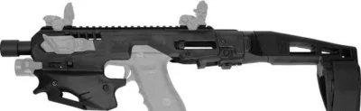 Command Arms MCK21 MCK Standard Conversion Kit Fits Glock 20/21 Gen3 Black Synth