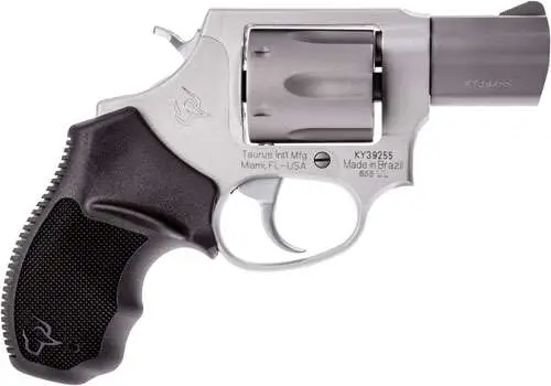 Taurus 2856029UL 856 Ultra-Lite 38 Special 6 Round 2" Stainless Steel, Black Rub