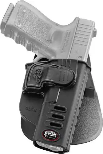 Fobus GLCH CH Series  Paddle Black Polymer Belt compatible with Glock 17,19,22-2