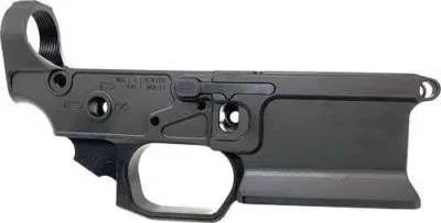 SHARPS BROS LLC SBLR08 Livewire Stripped Lower AR-15 Multi-Caliber Black Hardcoa