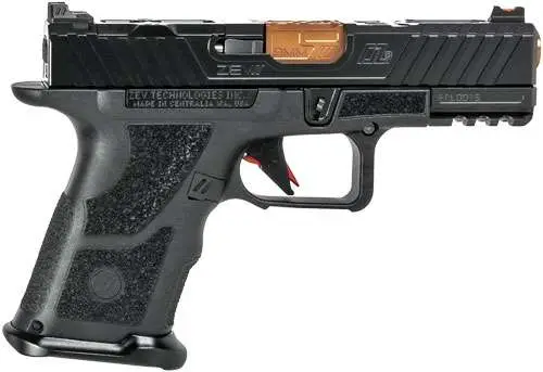 ZEV OZ9CCPTBBRZ OZ9 Compact 9mm Luger 19+1 Black Polymer Grip Bronze Barrel ZEV OZ9CCPTBBRZ OZ9 Compact 9mm Luger 19+1 Black Polymer Grip Bronze Barrel