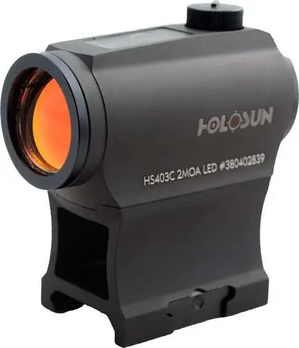 Holosun HS403C HS 403C 1x 2 MOA Red Dot Black Holosun HS403C HS 403C 1x 2 MOA Red Dot Black