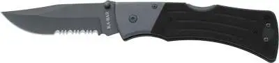 Ka-Bar 3063 Mule 3.94″ Gray Clip Point Partially Serrated G10 Black Handle Fold Ka-Bar 3063 Mule 3.94″ Gray Clip Point Partially Serrated G10 Black Handle Fold