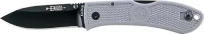 Ka-Bar 4062GY Dozier Hunter 3″ Drop Point Plain Zytel Gray Handle Folding