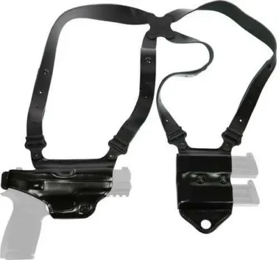 Galco MCII212B Miami Classic II Shoulder System Black Leather 1911 5″ Right Hand