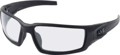 Howard Leight R02220 Uvex Hypershock Eye Protection Black Clear Lens