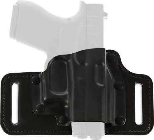 Galco TS800B TacSlide Black Kydex/Leather Belt Fits Glock 43 Right Hand Galco TS800B TacSlide Black Kydex/Leather Belt Fits Glock 43 Right Hand