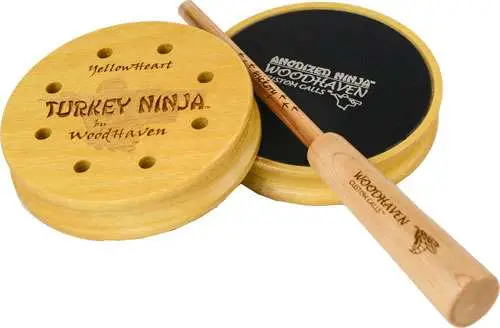 WOODHAVEN CUSTOM CALLS WH086 The Ninja Anodized Turkey WOODHAVEN CUSTOM CALLS WH086 The Ninja Anodized Turkey