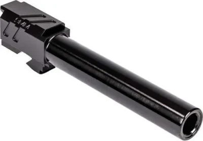 ZEV BBL17PRODLC Pro Match  9mm Luger compatible with Glock 17 Gen 1-4 Black DLC