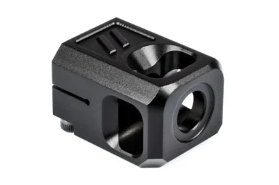 ZEV COMPPROV2B Pro V2  9mm Luger Compensator 1/2″-28 tpi Black Steel