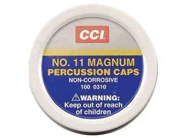 CCI #11 MAG PERCUSSION CAPS 1000CT CCI #11 MAG PERCUSSION CAPS 1000CT