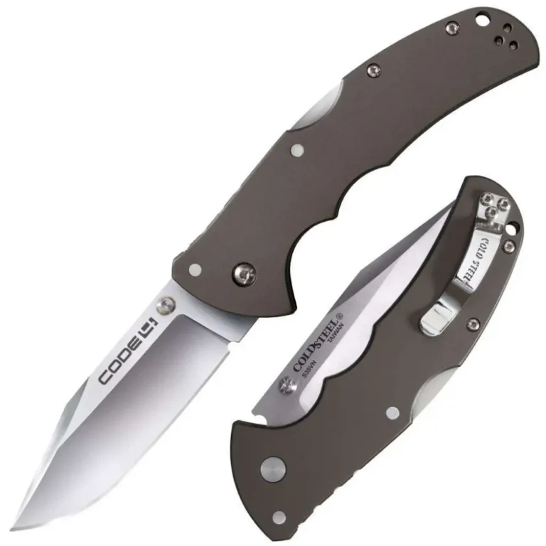 Cold Steel Code-4 Clip Point Lockback Knife (3.5″ Satin) Cold Steel Code-4 Clip Point Lockback Knife (3.5″ Satin)