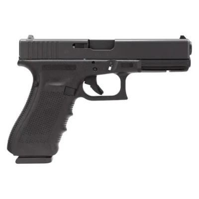 Glock PG2250203 G22 Gen 4 40 S&W 4.48″ 15+1 Black Black nDLC Steel Black Interch