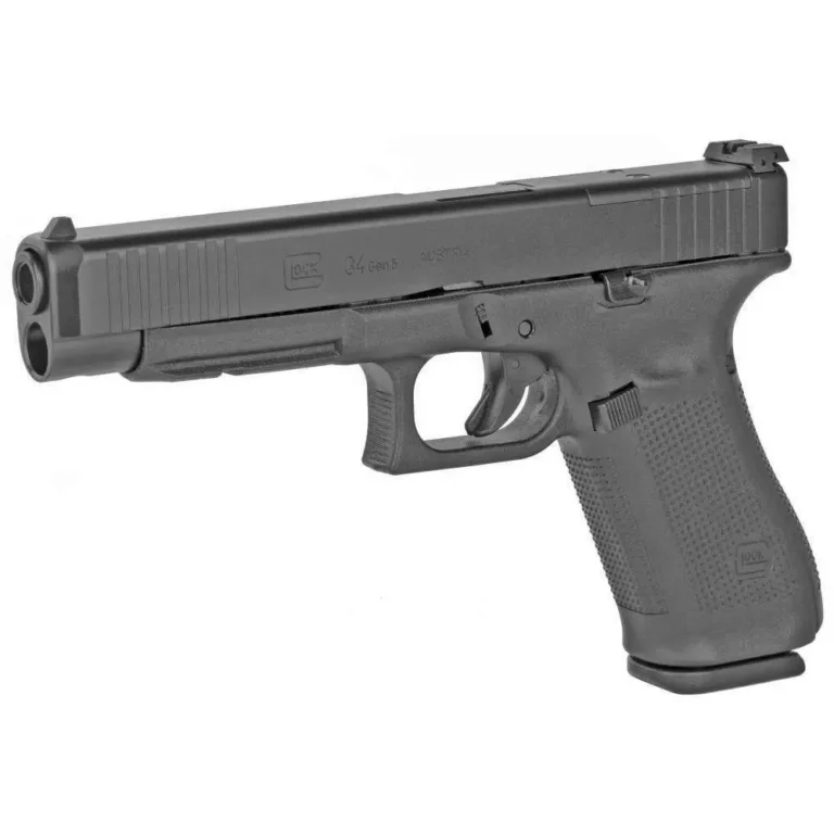 Glock PR34555MOS G34 Gen 5 MOS Rebuilt  9mm Luger 17+1 Black Black Interchangeab