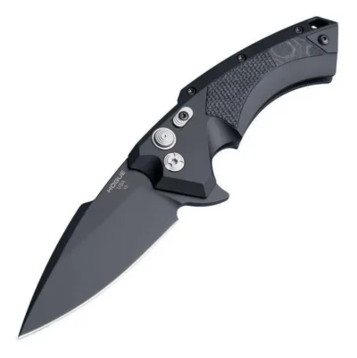 HOGUE X5 3.5″ SPEAR PNT BLK/BLK G10