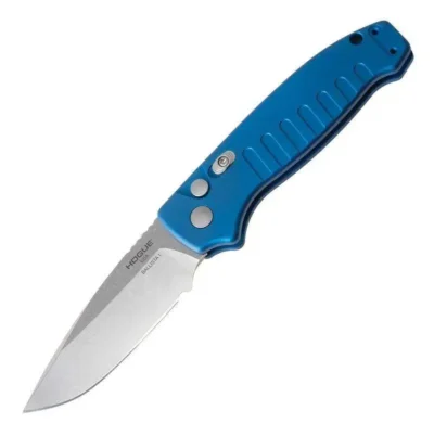 Hogue Ballista-I 3.5 Button Lock Auto Drop Point Tumb Blue