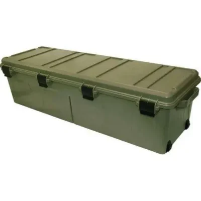 Rifle Crate 39inch Tactical – Wheeled with Divided Storage –  Army Green