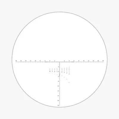 Ares G2 UHD 22x eye piece with mil reticle