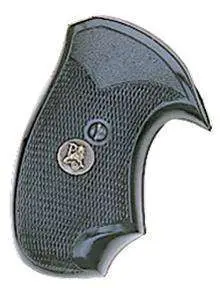 Pachmayr 03297 Compact Pistol Grip S&W N Frame Round Butt Black Rubber