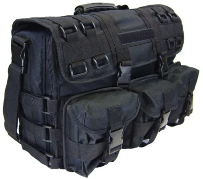 Peace Keeper SPOPCB Overnight  Black 600D Polyester PVC Lining