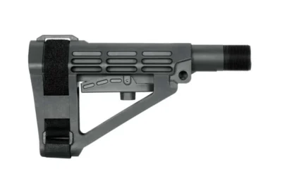 SB Tactical SBA403MSB SBA4  AR with Carbine Extension 5-Position Gray