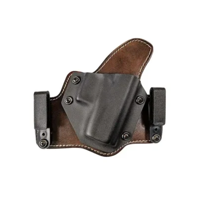Tagua TXPART310 Texas Partner  Brown Kydex IWB/OWB compatible with Glock 19,23,3