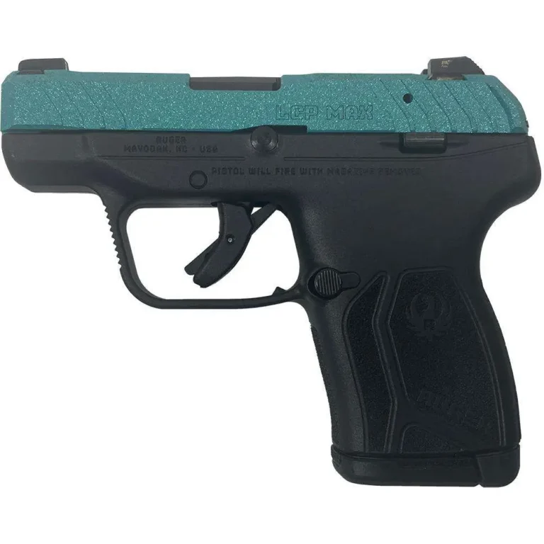 Ruger LCP 380 Max Handgun .380 Auto 10rd Mag 2.75 BBL Robins Egg Bl Glitter