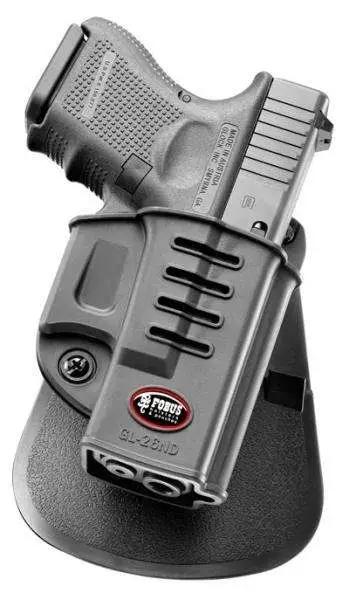 Fobus GL26ND Evolution Belt Paddle Fits Glock 26/27/33 Plastic Black Fobus GL26ND Evolution Belt Paddle Fits Glock 26/27/33 Plastic Black