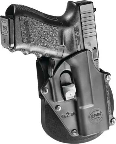 Fobus GL2DPH Digit Path  Belt Paddle Glock 17/19/22/23/31/32/34/35 Plastic Black