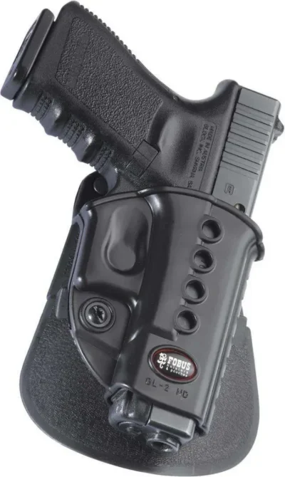 Fobus GL2E2 Evolution Belt Paddle Fits Glock 17/19/22/23/26/27/33/34/35 Plastic