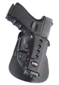 Fobus GL2E2LH Evolution  Belt Paddle LH Glock 17/19/22/23/31/32/34/35 Plastic Bl