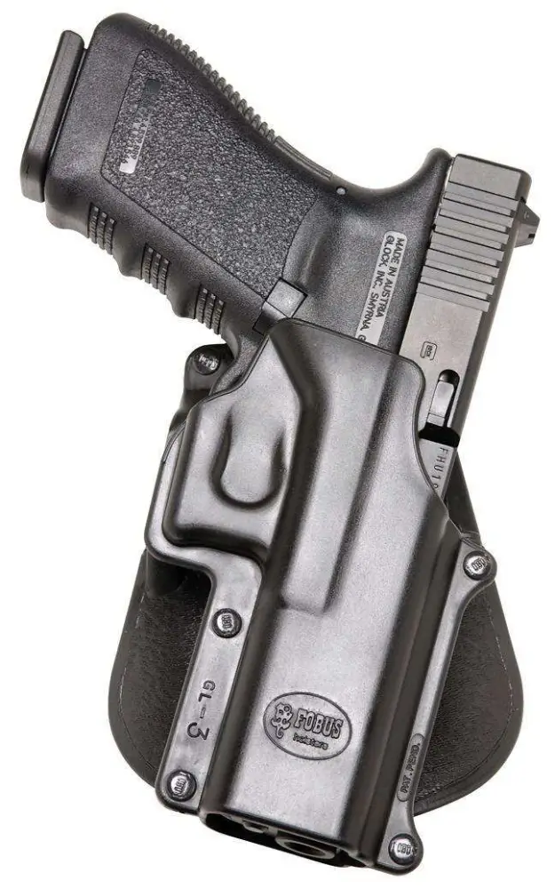 Fobus GL3 Standard  Belt Paddle Fits Glock 20/21/37/38/40/41 Plastic Black