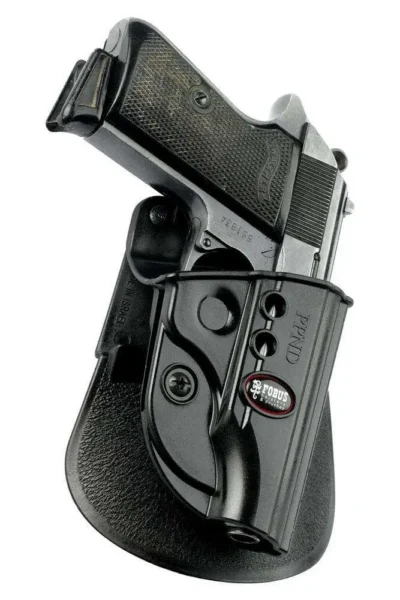 Fobus PPKE2 Evolution  Belt Paddle Walther PPK/PPKS Plastic Black