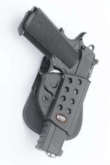 Fobus R1911 Evolution  Belt Paddle 1911 Style w/Rails Plastic Black