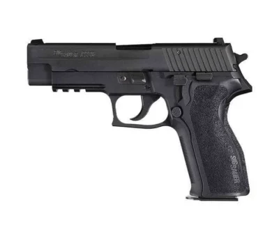 Sig Sauer 226R9BSSCA P226 Full Size *CA Compliant 9mm Luger Caliber with 4.40″ Barrel, 10+1 Capacity, Black Hardcoat Anodized Finish Aluminum Picatinny Rail Frame, Serrated Black Nitron Stainless Steel Slide, Black 1-Piece Ergo Grip & Siglite Night Sights