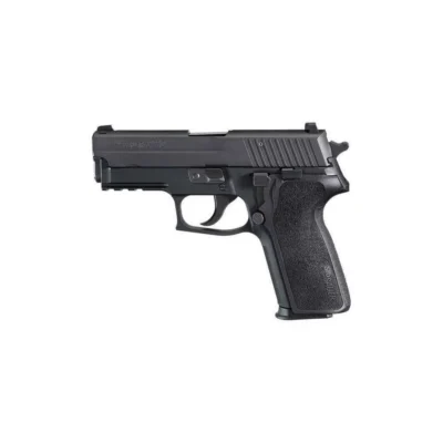 Sig Sauer 229R9BSSCA P229 *CA Compliant Compact Frame 9mm Luger 10+1, 3.90″ Black Carbon Steel Barrel, Black Nitron Serrated Stainless Steel Slide, Black Hardcoat Anodized Aluminum Frame w/Picatinny Rail, Black E2 Grip, No Safety, Right Hand