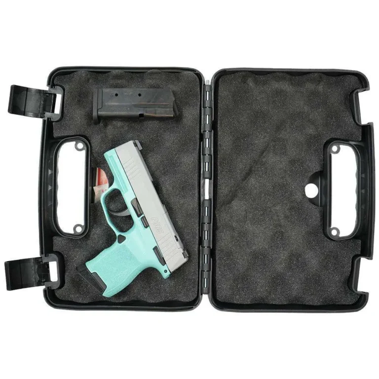 P365 9MM 3.1IN BLK STRIKR XRAY3 OR 2 MAGS MANUAL SAFETY-ROBINS EGG BLUE P365 9MM 3.1IN BLK STRIKR XRAY3 OR 2 MAGS MANUAL SAFETY-ROBINS EGG BLUE