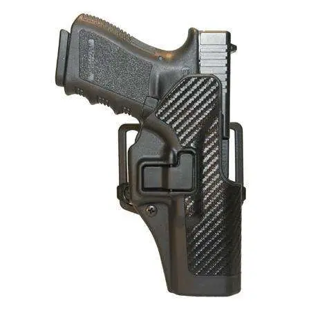 Blackhawk 410013BKR Serpa CQC Concealment Black Carbon Fiber Polymer OWB Glock 2 Blackhawk 410013BKR Serpa CQC Concealment Black Carbon Fiber Polymer OWB Glock 2