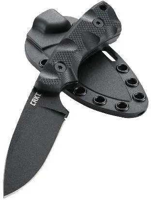 CRKT Siwi Drop Point Fixed Blade Knife Black G-10 (3.34″ Black) CRKT Siwi Drop Point Fixed Blade Knife Black G-10 (3.34″ Black)
