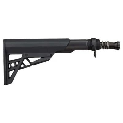 Advanced Technology B2102214 AR-15 TactLite Six Position Buttstock with Buffer T